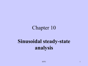 Chapter 10 Sinusoidal steady