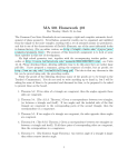 MA 501 Homework #8