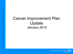 Cancer Improvement Plan Update - West Hertfordshire Hospitals