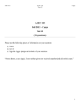 AGEC 105 Test 2 Fall 2012 KEY - Department of Agricultural