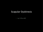 Scapular Dyskinesis - About Ian S. Rice, MD