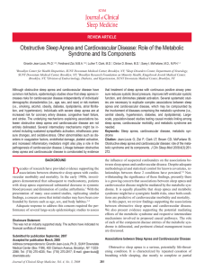 Obstructive Sleep Apnea and Cardiovascular Disease