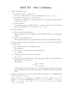 MAT 371 - Test 1 Solution