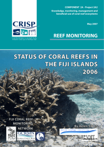 Reef Monitoring: Status of Coral Reefs in the Fiji Islands 2006