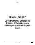 Oracle – 1Z0-897 Java Platform, Enterprise Edition 6 Web Services