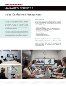 Video Conference Management