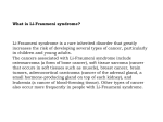 What is Li-Fraumeni syndrome?