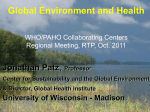Global Environment and Health