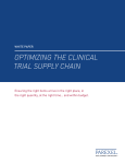 Optimizing the CliniCal trial Supply Chain