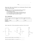 PH 292, General Physics Laboratory II, Spring 2003