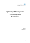 Optimising COPD management - a resource pack for primary care