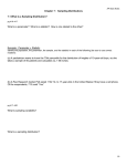 Chapter 7 : Sampling Distributions 7.1 What is a Sampling