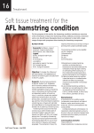 AFL hamstring condition - Barwon Soft Tissue Therapies