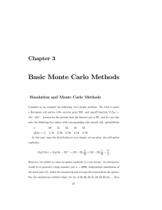 Chapter 3: Basic Monte Carlo Methods