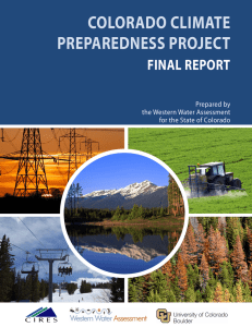 Colorado Climate Preparedness Project Final Report