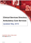 Section 4 CARDIOVASCULAR SERVICE OVERVIEW