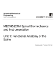 MECH5221M Spinal Biomechanics and Instrumentation Unit 1