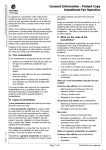 Anaesthesia Eye Operation - Anaesthetic Patient Information sheets
