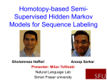 Homotopy-based Semi-Supervised Hidden Markov Models for