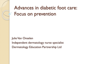 Advances in diabetic foot care Focus on prevention