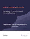 The Future Will Be Personalized