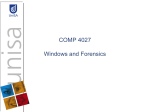 Section 3A: Windows forensics