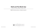 Math and The Mind`s Eye - The Math Learning Center Catalog