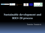 Tomislav Tomašević: Sustainable development and Rio+20 process