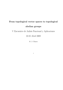 From topological vector spaces to topological abelian groups V