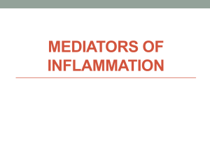 Mediators of inflammation