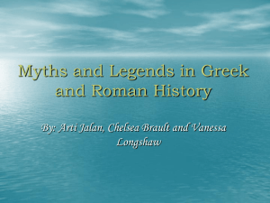 Myths and Legends in Greek and Roman History