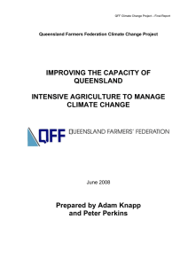 FINAL REPORT Queensland Farmers Federation Climate Change