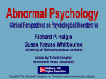 Abnormal Psychology Clinical Perspectives on Psychological