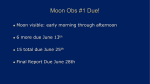 Moon Obs #1 Due!