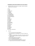 WORKSHEET FOR CHARACTERISTICS OF LIVING THINGS
