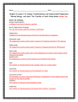 Name: Date: Chapter 8-Lesson 3-5: Energy Transformations and