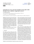 Generation of a severe convective ionospheric storm under stable