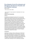 Eclampsia HELLP Low Platelets