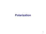 Plane of polarisation