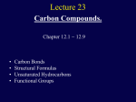 Carbon Compounds. Organic Molecules.