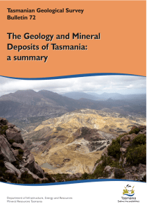 geology of Tasmania - Mineral Resources Tasmania