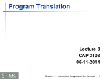 Program Translation - UCF Computer Science
