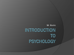 "What is Psychology" PPT