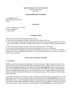 text - Systems Neuroscience Course, MEDS 371, Univ. Conn. Health