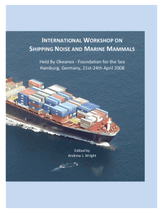 international workshop on shipping noise and marine mammals
