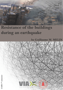 Resistance of buildings during an earthquake