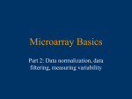 Microarray Basics: Part 2