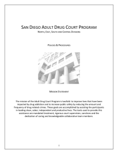 san diego drug court manual - National Drug Court Resource Center