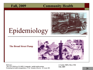 Epidemiology