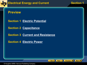 Electric Current Notes PPT